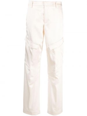Rovné nohavice Dondup biela