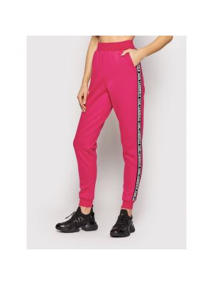 Pantaloni sport Karl Lagerfeld roz