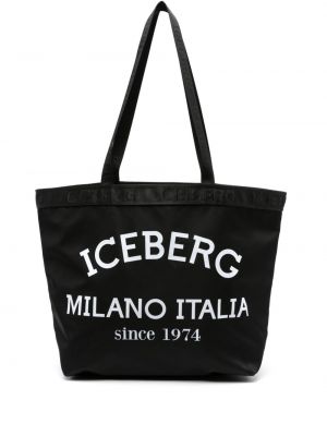 Шопинг чанта с принт Iceberg