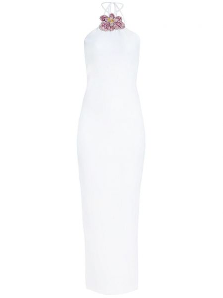 Φόρεμα με σκίσιμο Retrofete λευκό