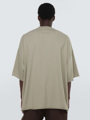 Βαμβακερή μπλούζα από ζέρσεϋ Rick Owens μπεζ
