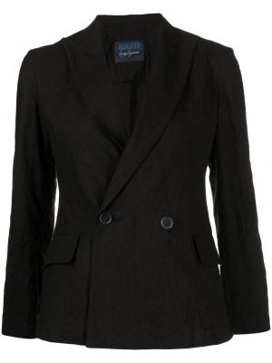 Długa kurtka bawełniana Yohji Yamamoto czarna