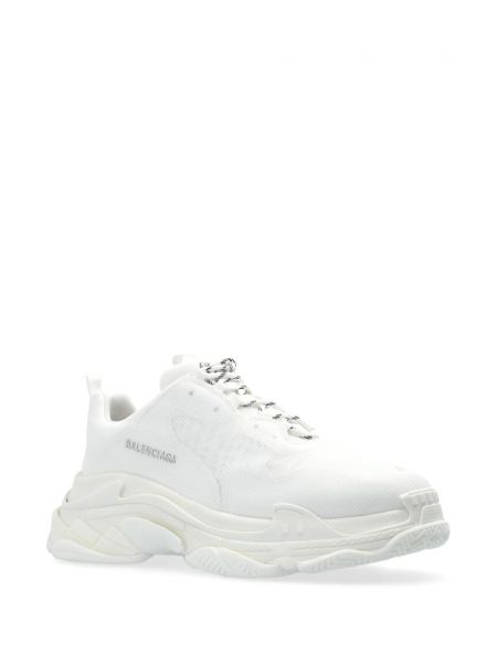 Sneakersy chunky Balenciaga Triple S białe