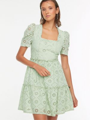 Mini šaty Trendyol zelené