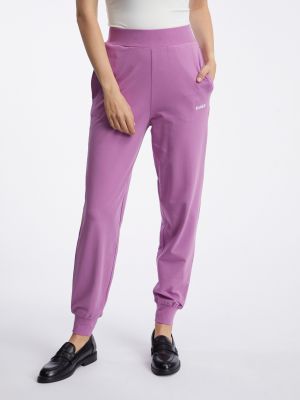 Sportovní kalhoty Boss fialové