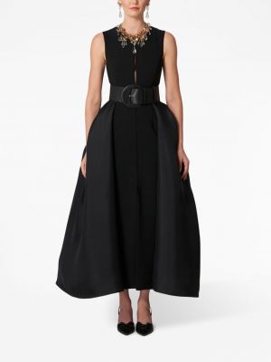 Midi šaty Carolina Herrera černé