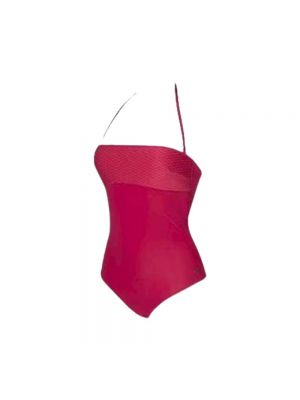 Einteiliger badeanzug mit print Emporio Armani pink