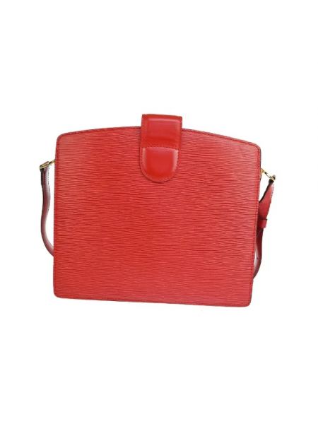 Bolso cruzado de cuero Louis Vuitton Vintage rojo