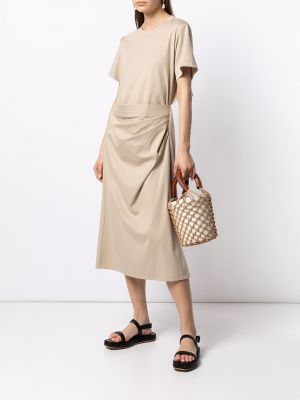 Drapované bavlněné šaty Goen.j