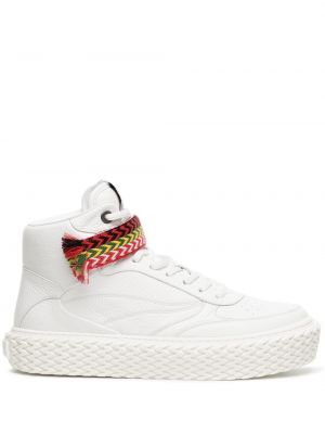 Sneakers di pelle Lanvin bianco