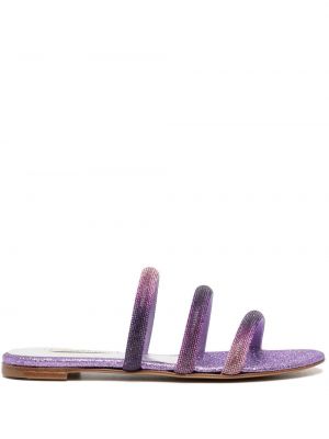 Sandale fără toc Casadei violet