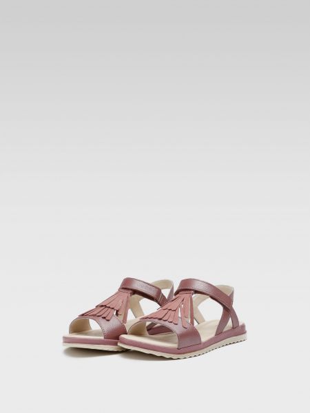Kožené sandály Lasocki Young růžové