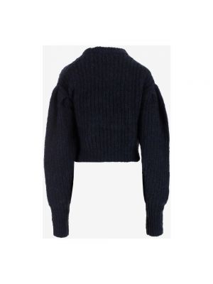 Dzianinowy sweter z okrągłym dekoltem Rotate Birger Christensen czarny