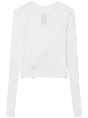Bavlněné tričko Rick Owens bílé