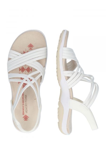 Sandale Skechers alb