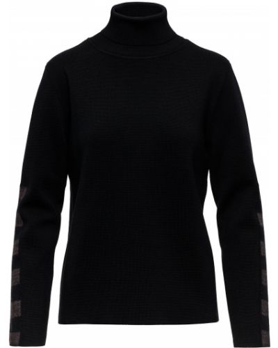 Jersey de cuello vuelto de tela jersey Aztech Mountain negro