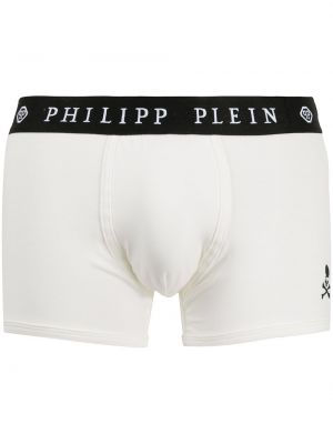 Boxerky s potiskem Philipp Plein bílé