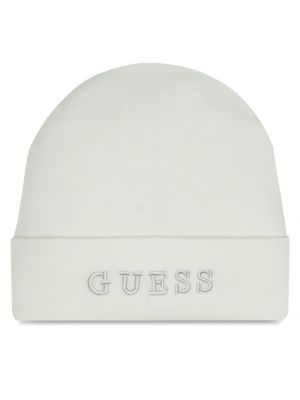Bílý čepice Guess