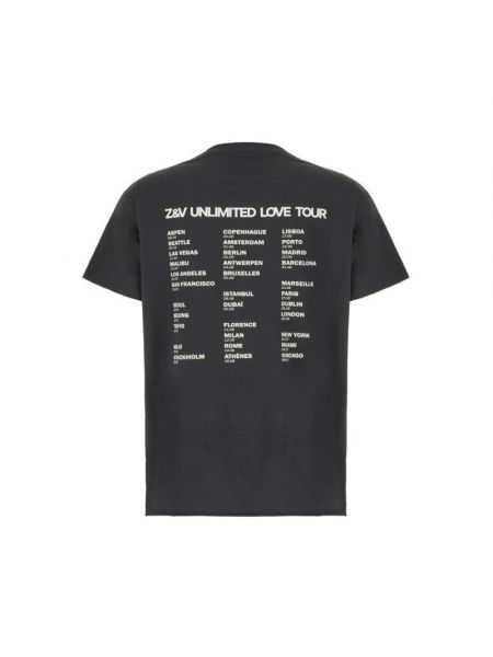 T-shirt mit print Zadig & Voltaire schwarz