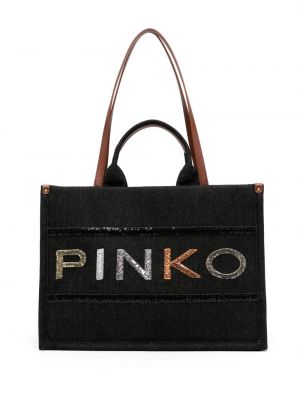 Shopper kabelka Pinko černá