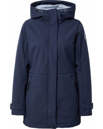 Priliehavá bunda na zips s kapucňou Icepeak - modrá