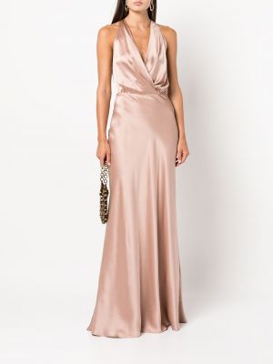 Sukienka drapowana Michelle Mason różowa