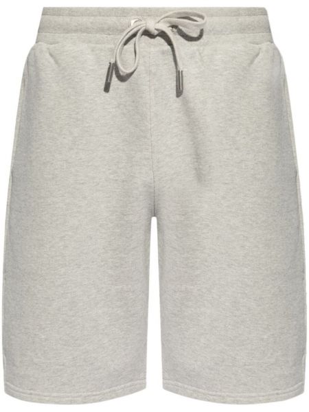 Shorts en coton de sport Ami Paris gris