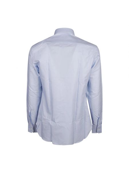 Camisa manga larga clásica Ermenegildo Zegna azul