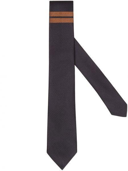 Cravatta in tessuto jacquard Zegna nero