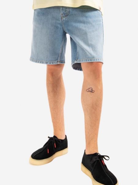 Pamučne kratke traper hlače Carhartt Wip plava
