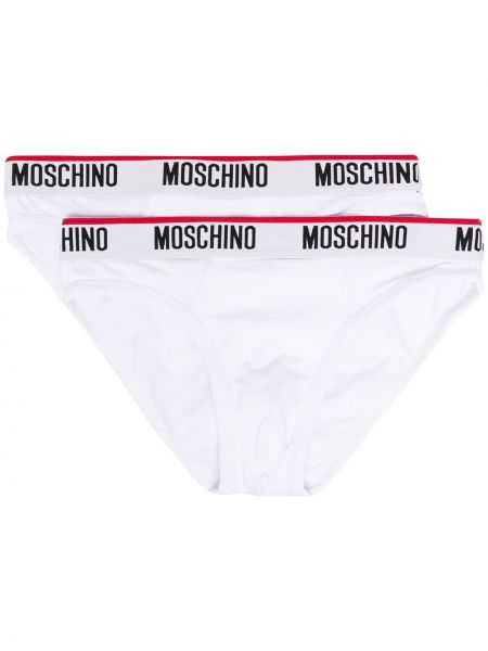 Slipy Moschino, bílá