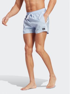 Adidas Plavecké šortky 3-Stripes CLX Swim Shorts HT4373  Regular Fit - Modrá