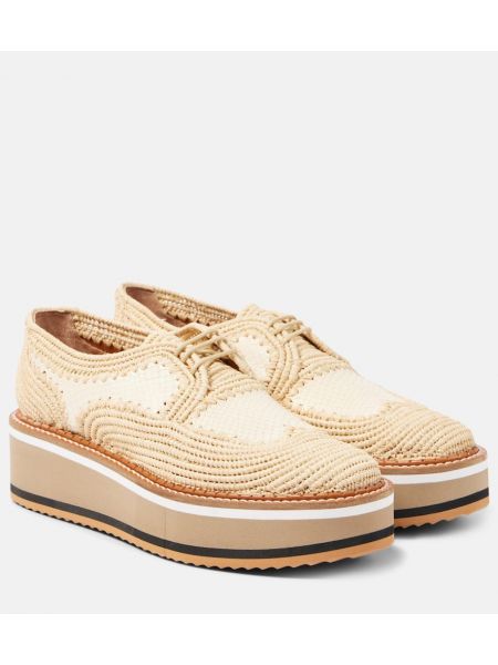 Platform brogues Clergerie hvid