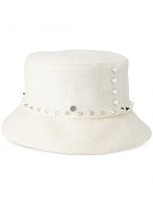 Mütze mit spikes Maison Michel weiß