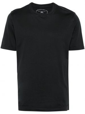 T-shirt en coton Fedeli noir