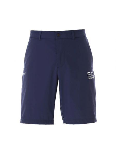 Shorts mit reißverschluss Emporio Armani Ea7 blau