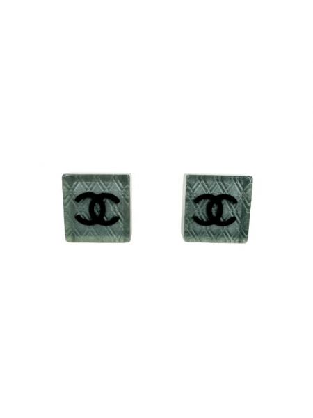 Kolczyki Chanel Vintage niebieskie