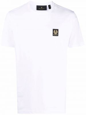 Памучна тениска Belstaff бяло