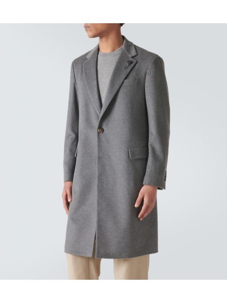 Manteau en cachemire Lardini gris