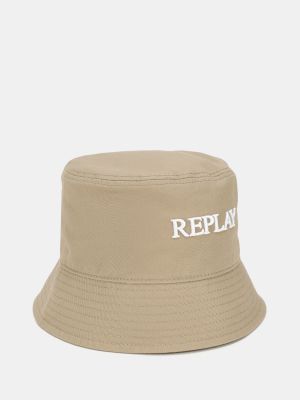 Шляпа Replay бежевая
