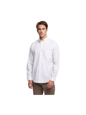 Chemise à boutons col boutonné Brooks Brothers blanc