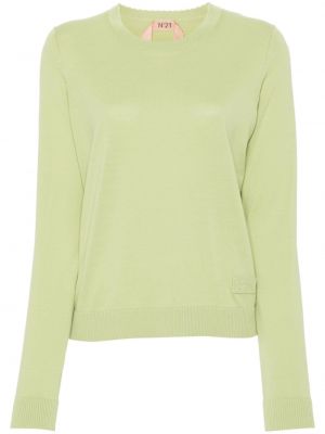 Sweter bawełniany N°21 zielony