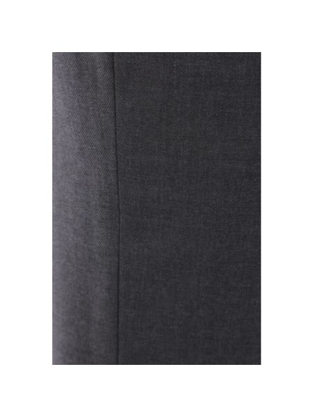 Pantalones rectos de lana Gucci gris