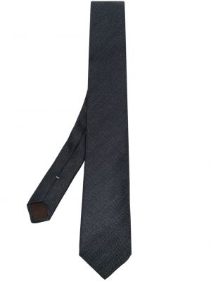 Cravată de mătase Canali gri