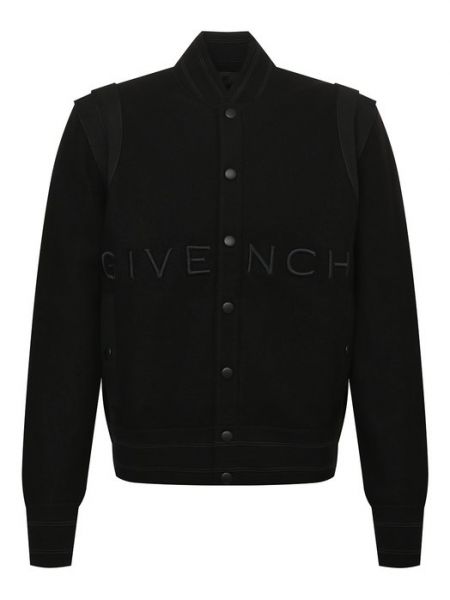 Шерстяной бомбер Givenchy черный