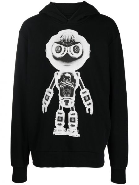 Hoodie con stampa Philipp Plein