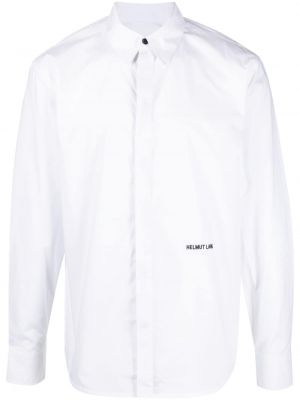 Camicia ricamata Helmut Lang bianco