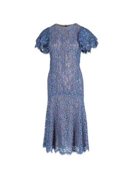 Sukienka bawełniana Michael Kors Pre-owned niebieska