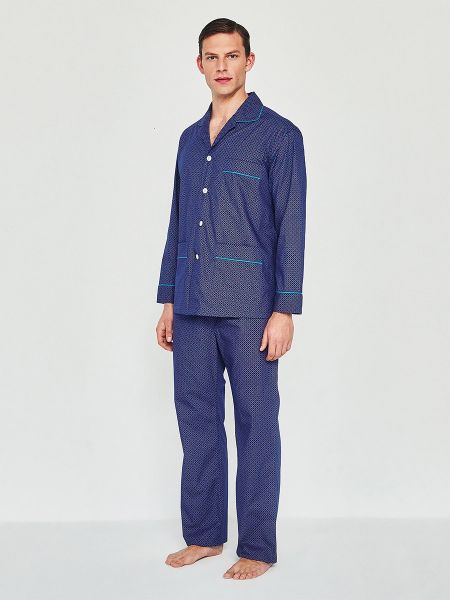 Pijama con estampado Mirto azul