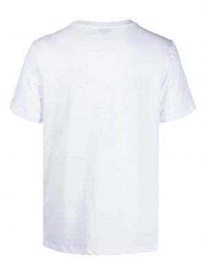 T-shirt en coton à imprimé Ballantyne blanc